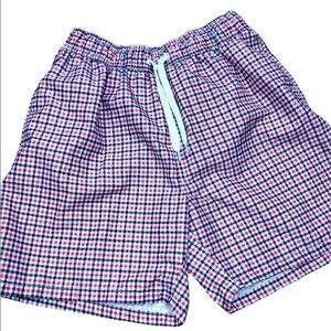 Kanu Surf size medium pink checkered swim trunks